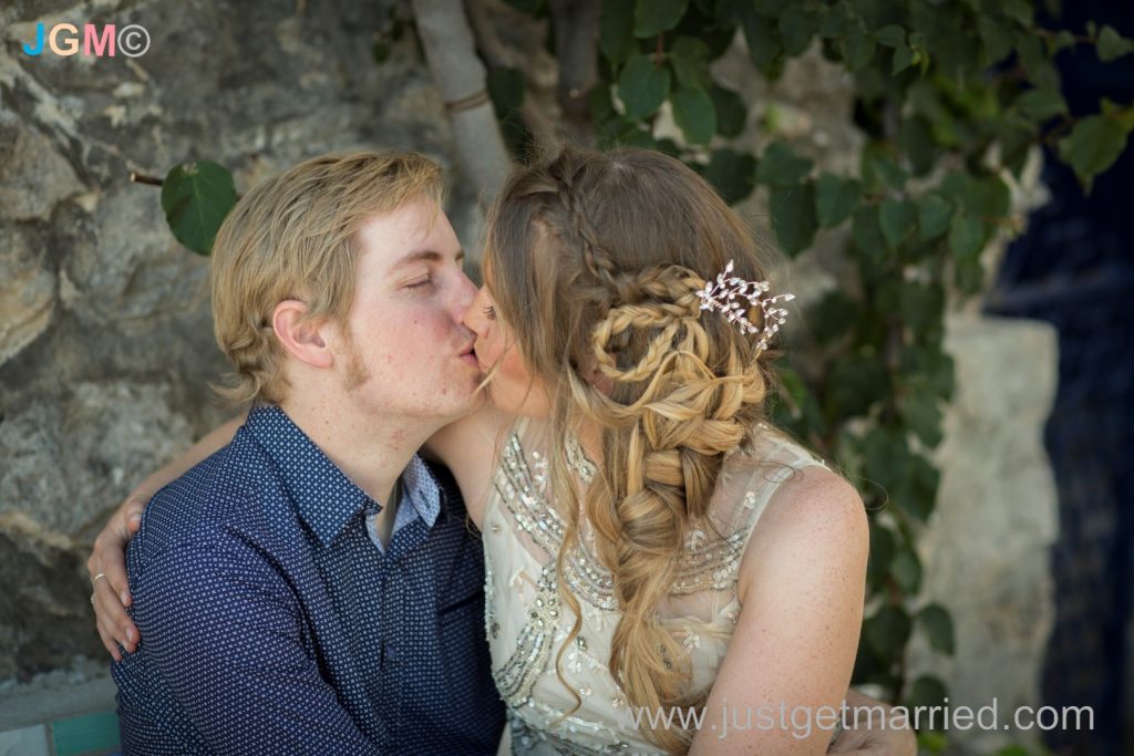 wedding braided hair bride italy