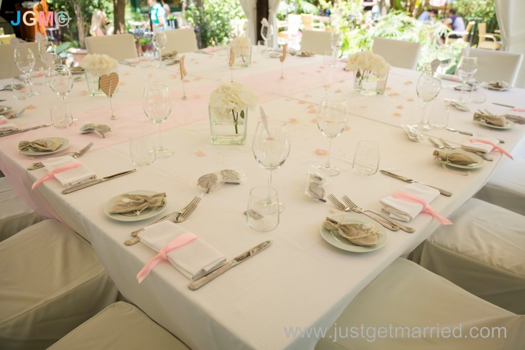 table wedding decorations italy