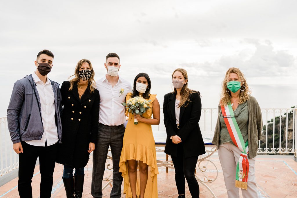 covid19 wedding positano