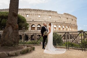 elope colosseum rome elopement rome italy weddings